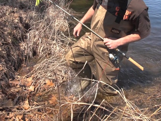 Guide Gear Nylon/PVC Wader W/ Lug Sole - image 9 from the video